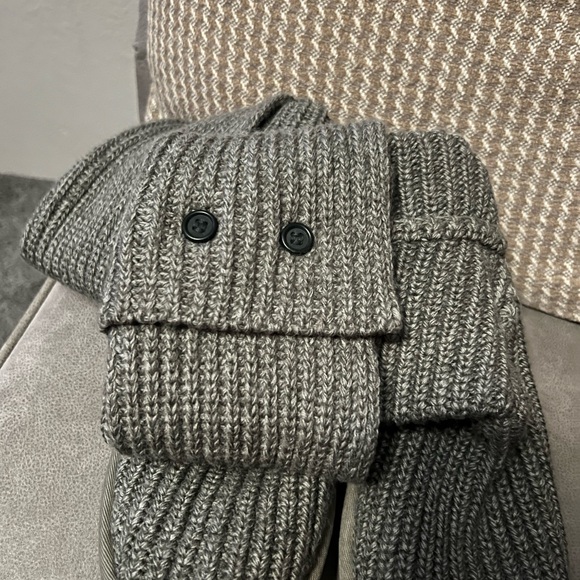 UGG Gray Knit Button Boots - Picture 6 of 6